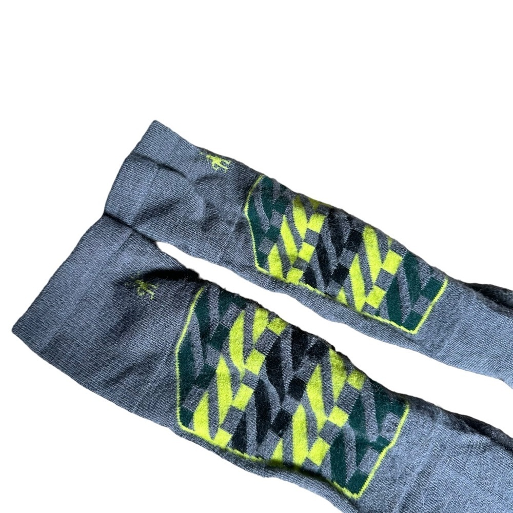 Smartwool Phd Ski Light Pattern Socks Gray Green - image 4